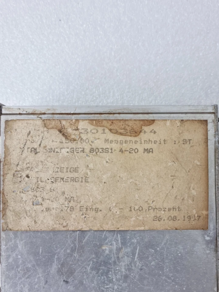 Knick 803S1 Digital Indicator / Panel Meter Display